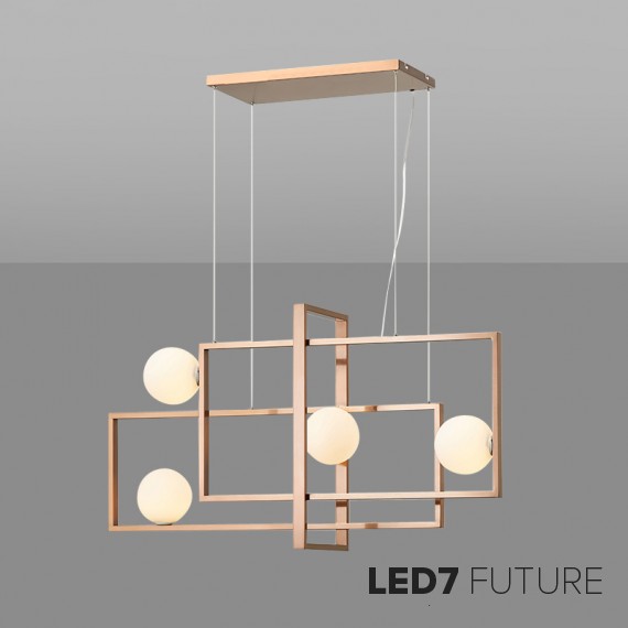 Loft Industry Modern - Meet Square Chandelier